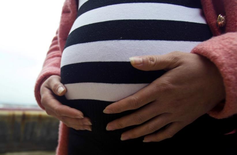 A pregnant woman (photo credit: REUTERS)