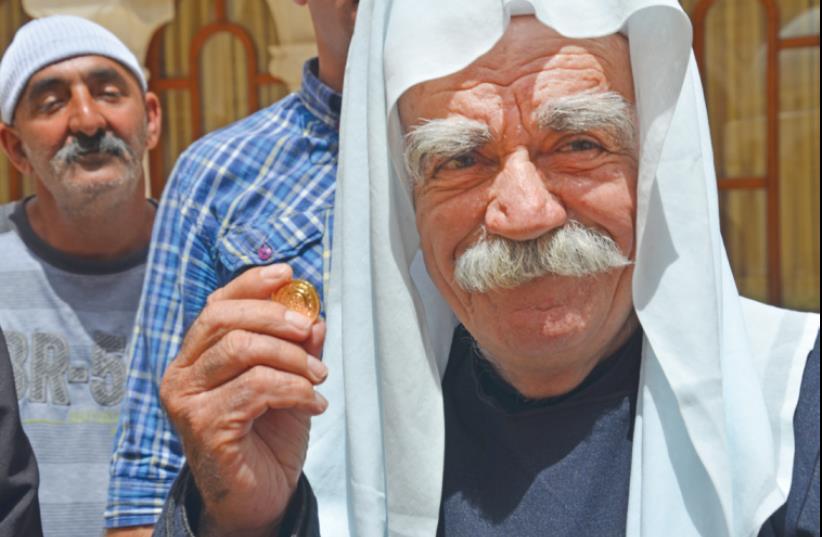 DRUSE SPIRITUAL LEADER Sheikh Muafek Tarif attends the ceremony honoring the divers on Monday. (photo credit: AVI MIZRAHI)