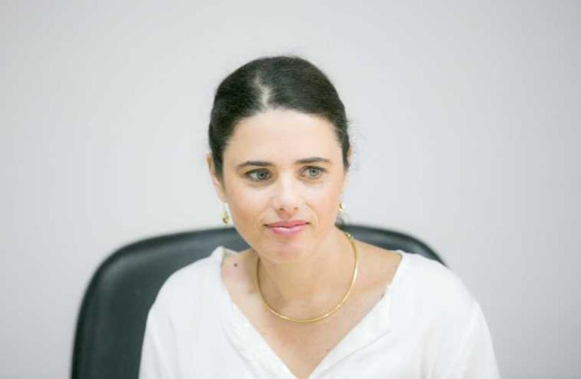 Ayelet Shaked (photo credit: NOAM MOSKOVICH)