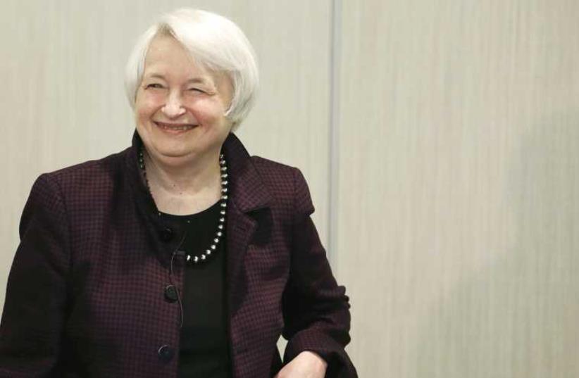 Janet Yellen (photo credit: REUTERS)