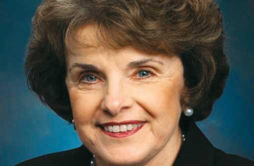 Dianne Feinstein (photo credit: Courtesy)