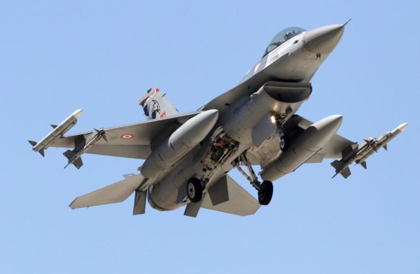 Turkish F-16 fighter jet (photo credit: REUTERS)