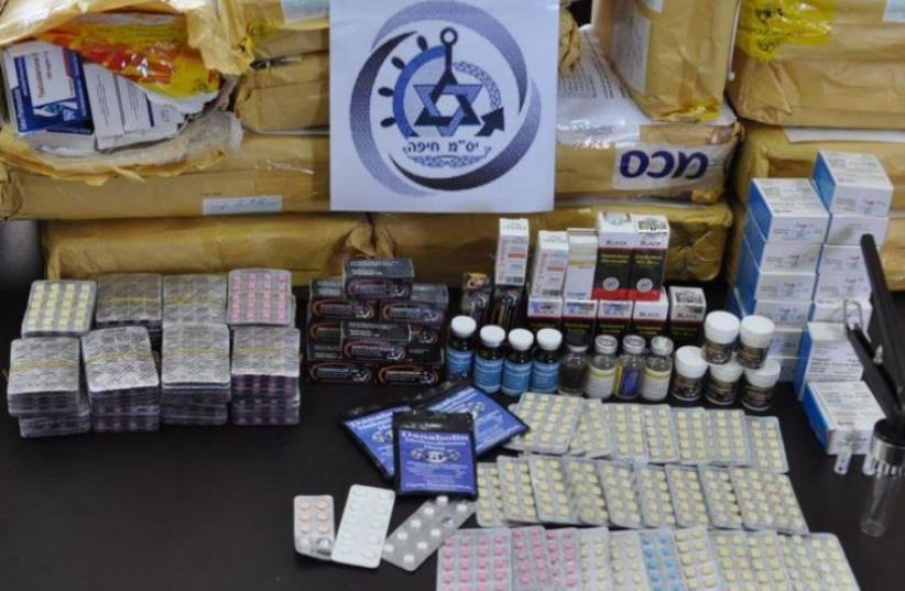 Illegal anabolic steroids  (photo credit: COURTESY HAIFA CUSTOMS OFFICE)