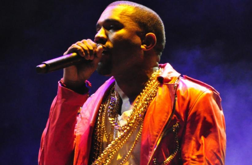 Kanye West performing at Lollapalooza  (photo credit: RODRIGOFERRARI/WIKIMEDIA COMMONS)