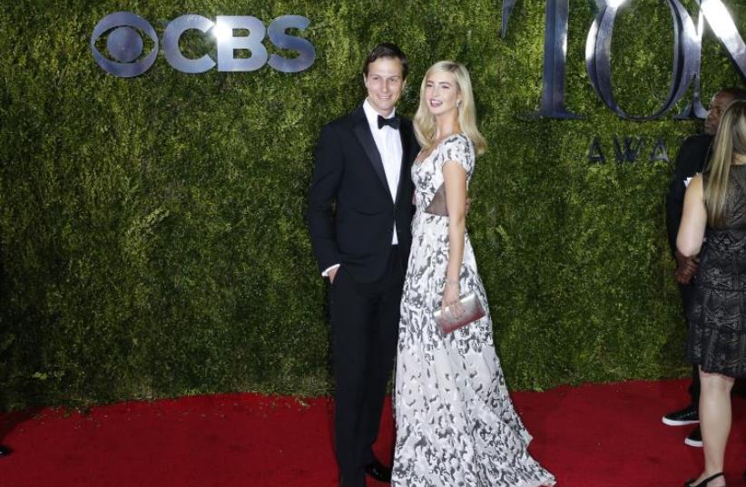 Businessman Jared Kushner and his wife Ivanka Trump (photo credit: REPRODUCTION PHOTO: BENNY RON)