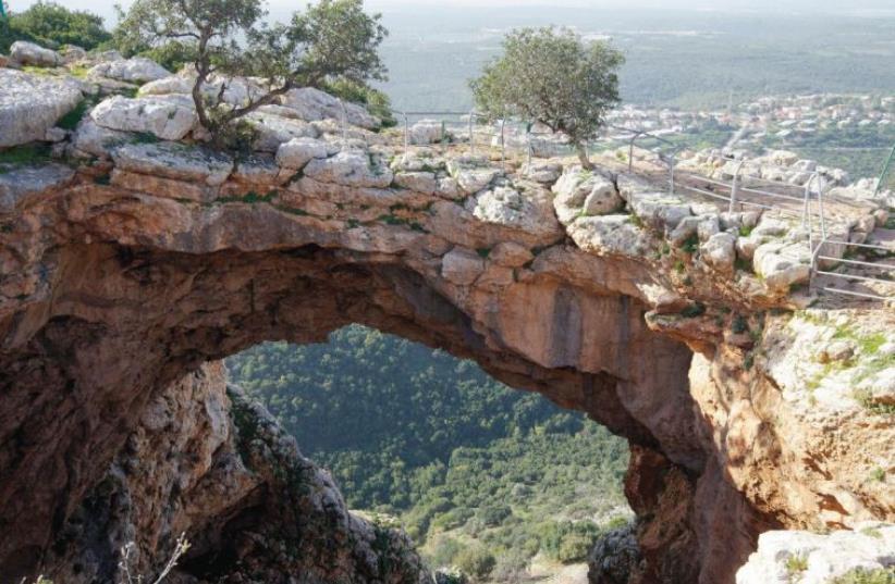 Keshet Cave in Western Galilee (photo credit: OZROT HAGALIL)