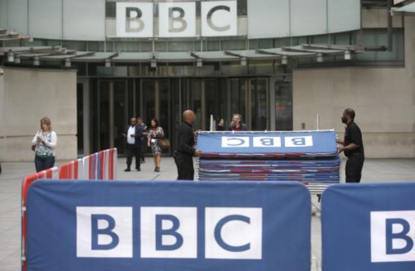 BBC headquarters  (photo credit: REUTERS)