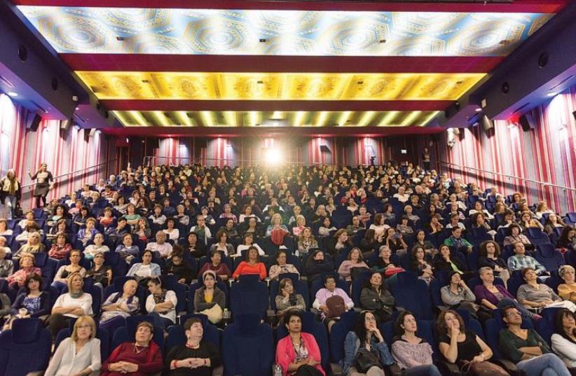 The crowd at Hadassah’s lectures on breast cancer. (photo credit: NOA KASTEL)