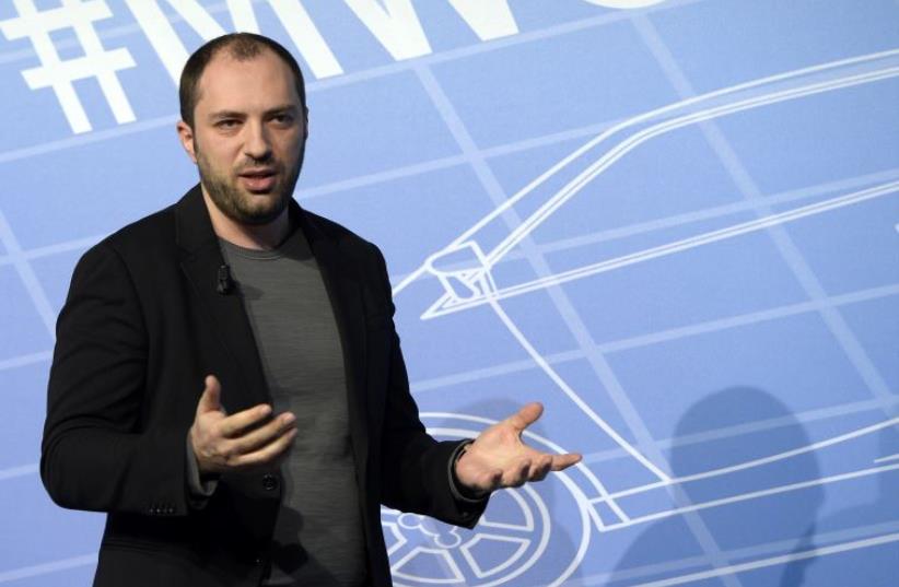 Whatsapp co-founder and CEO Jan Koum (photo credit: LLUIS GENE/AFP)