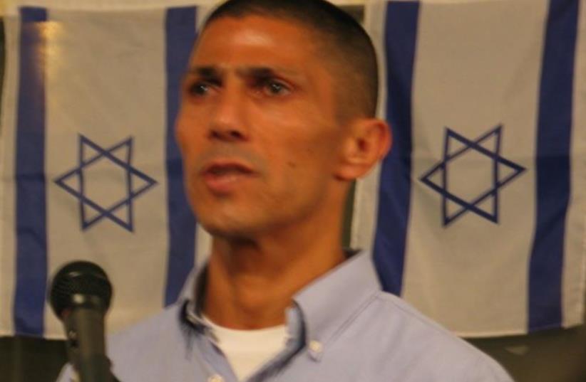 Israeli Beduin diplomat Ismail Khaldi speaks at Rutgers (photo credit: Wikimedia Commons)