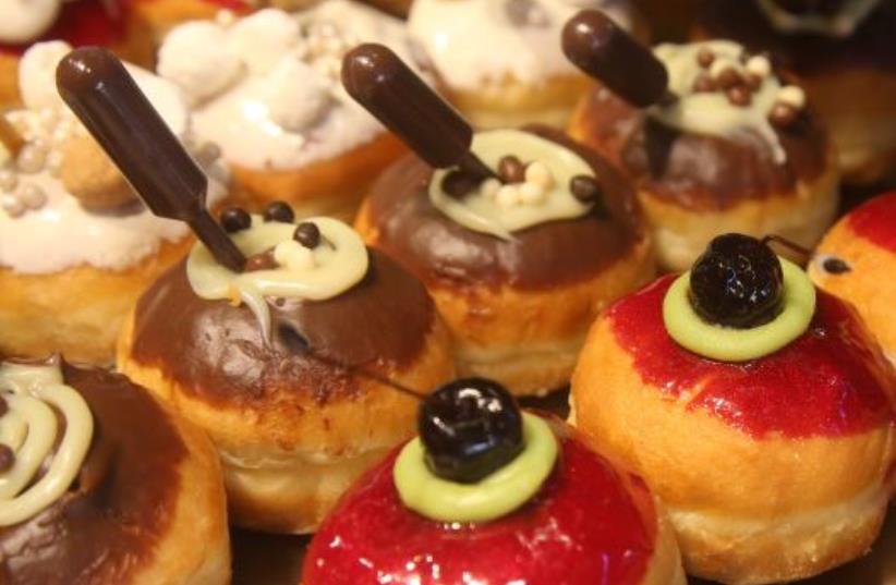 Sufganiot (Hanukka donuts) (photo credit: MARC ISRAEL SELLEM/THE JERUSALEM POST)