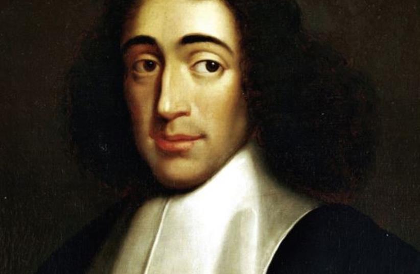 Baruch Spinoza, born November 24, 1632 and died February 21, 1677 (photo credit: Wikimedia Commons)