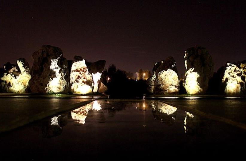 The memorial for 73 soldiers killed in the 1997 helicopter disaster (photo credit: ELAD WEINSTEIN /CC-BY-SA-3.0)