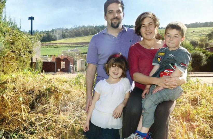 Sara Brandes lives on Kibbutz Hanaton with her husband, Hyim, and their children (photo credit: Courtesy)