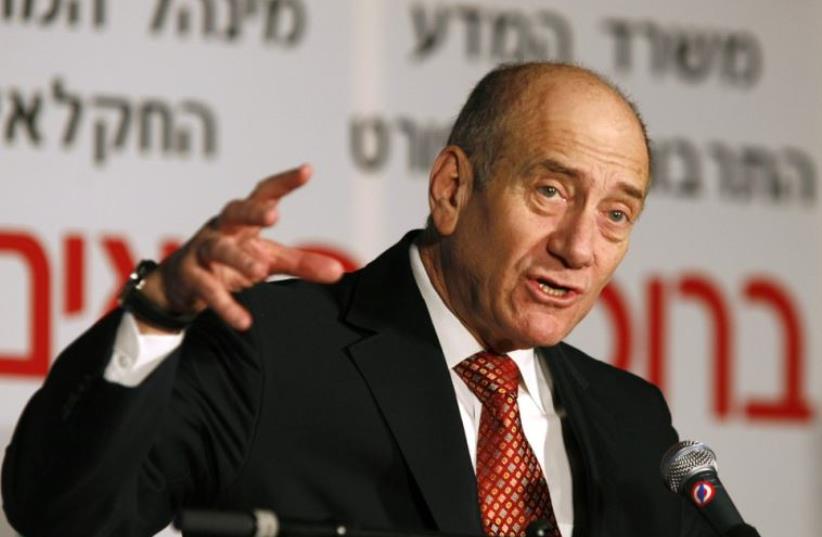 Ehud Olmert (photo credit: REUTERS)