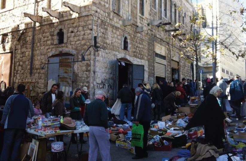 The flea market in downtown Haifa (photo credit: Courtesy)