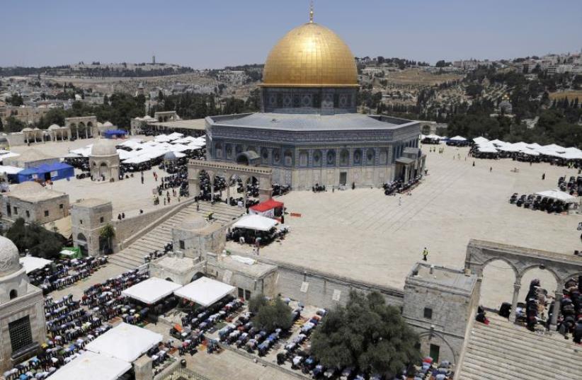 The Temple Mount complex in Jerusalem  (photo credit: REUTERS)