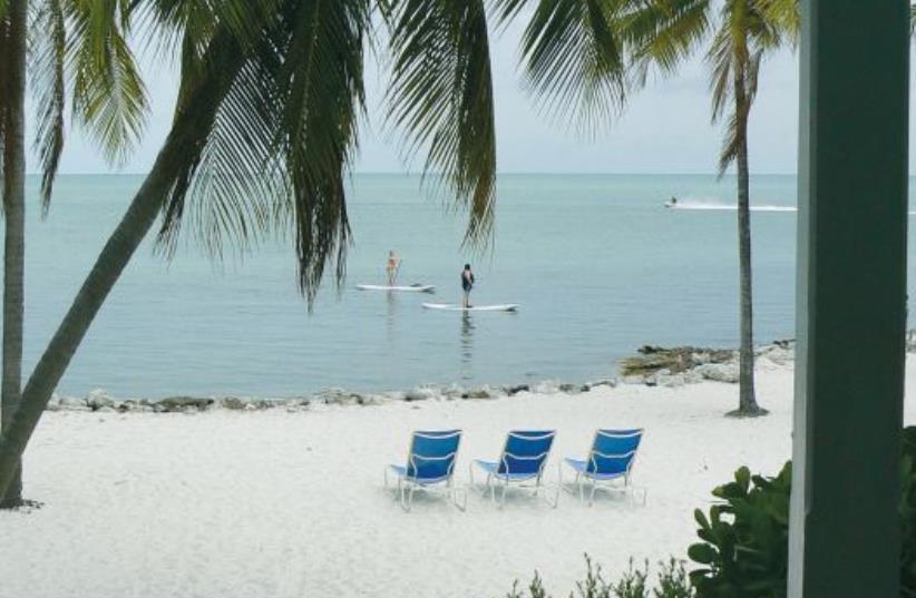 WHAT, ME WORRY? Our back-porch view in the Florida Keys. (photo credit: LAWRENCE RIFKIN)