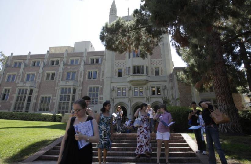 UCLA campus (photo credit: REUTERS)