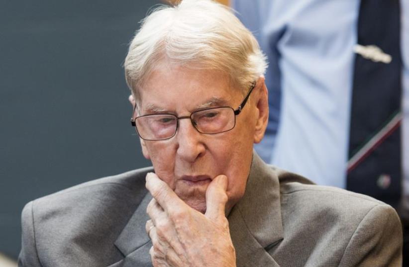 Ex-Auschwitz guard Reinhold Hanning  (photo credit: REUTERS)