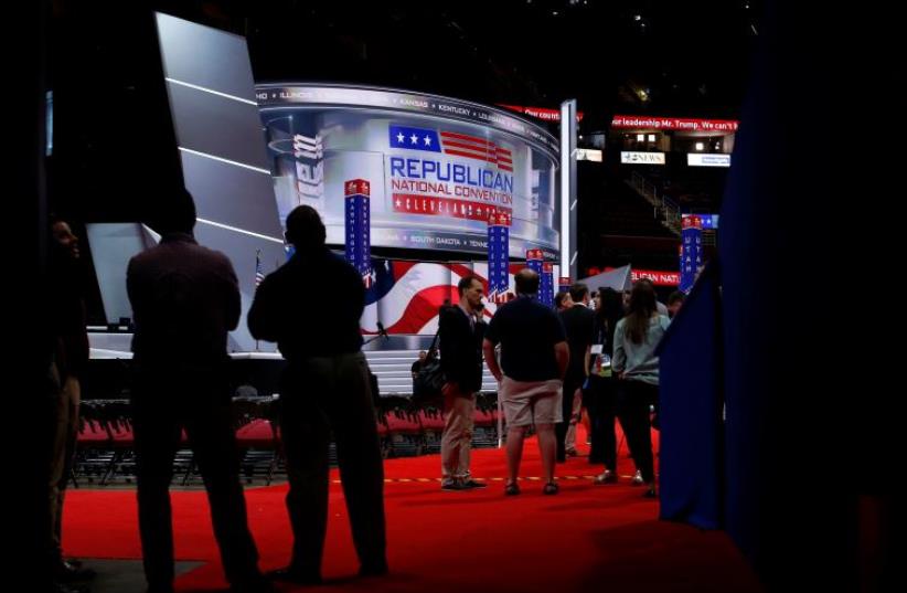 GOP Convention July, 2016 (photo credit: REUTERS)