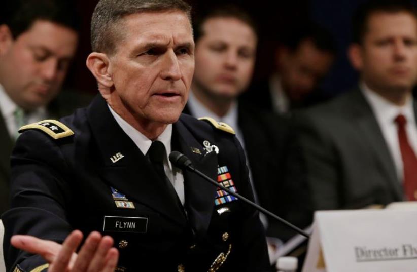 Retired U.S. Army Lt. General Michael Flynn in 2014. (photo credit: REUTERS)