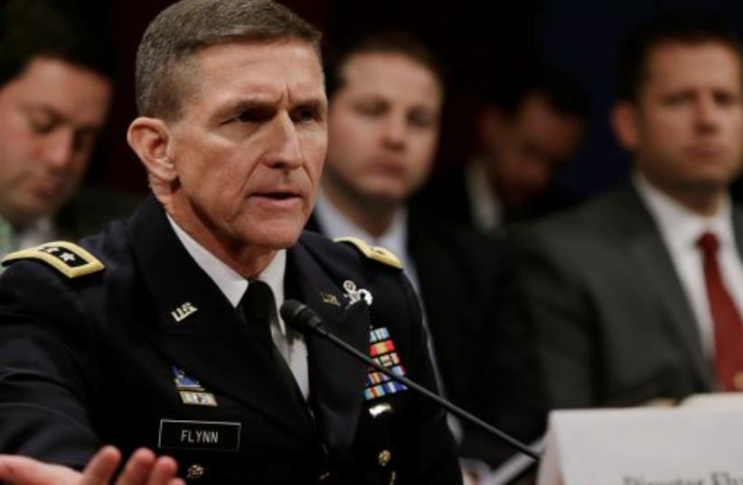 Retired U.S. Army Lt. General Michael Flynn in 2014. (photo credit: REUTERS)