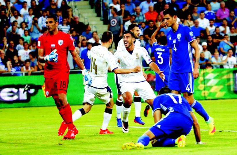 Israel-vs-Italy  (photo credit: REUTERS)