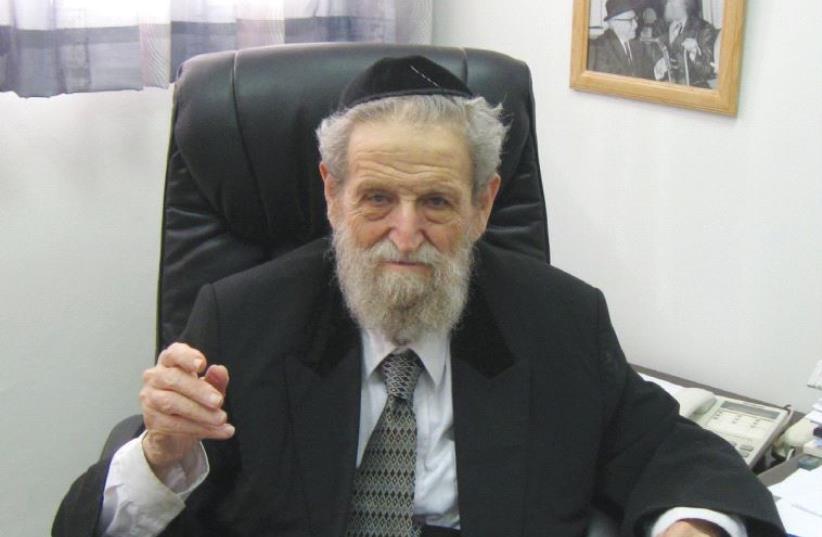 RABBI SHE’AR YASHUV COHEN in his Haifa office in 2012. (photo credit: LIAT COLLINS)