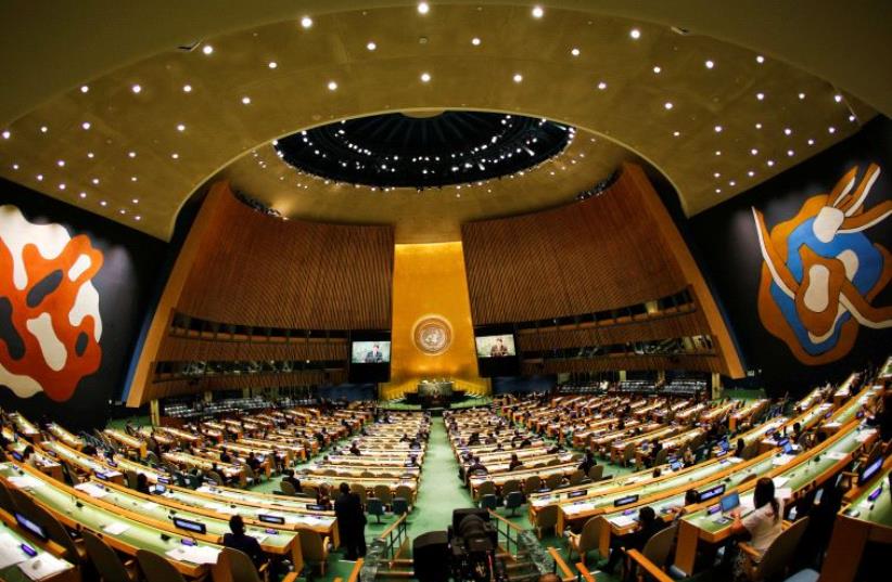 United Nations General Assembly in New York (photo credit: REUTERS)