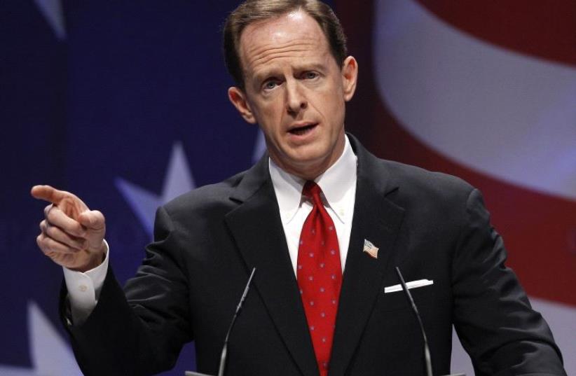 US Senator Pat Toomey  (photo credit: REUTERS)