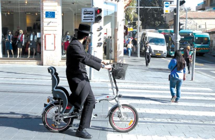 Bikes in Jerusalem (photo credit: MARC ISRAEL SELLEM)