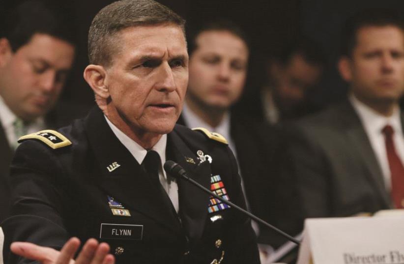 Michael Flynn, un des soutiens de Trump (photo credit: REUTERS)