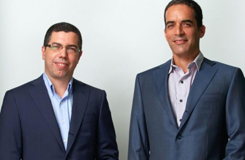 Arik Kleinstein (L) and Kobi Samboursky founders and managing partners of Glilot Capital Partners (photo credit: OFIR ABE)
