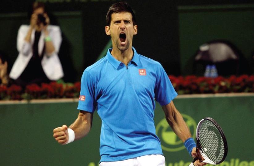 Djokovic (photo credit: REUTERS)