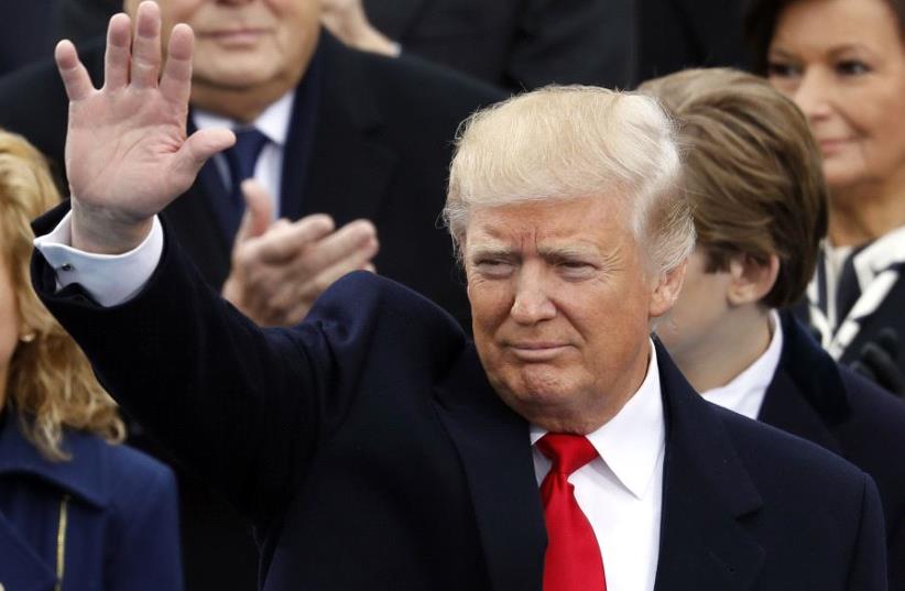 The 45th president of the United States, Donald J. Trump. (photo credit: REUTERS)