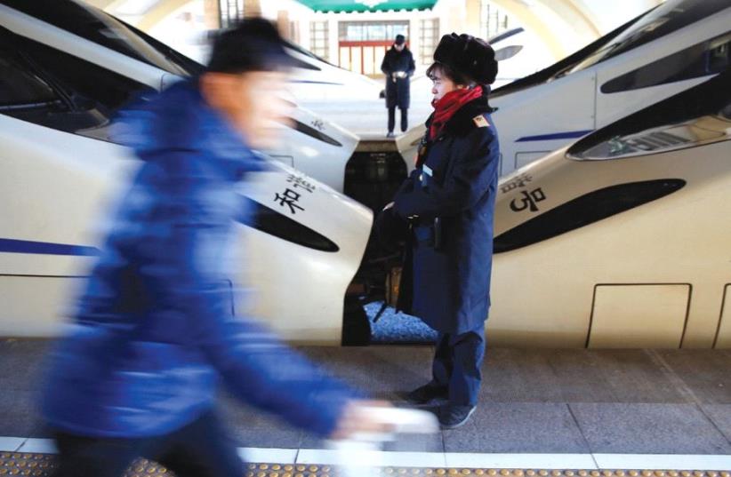 ‘CHINA HAS already invested well over $250 billion infrastructure projects in Central Asia, much of which is designed to create overland connectivity with Europe.’ (photo credit: REUTERS)