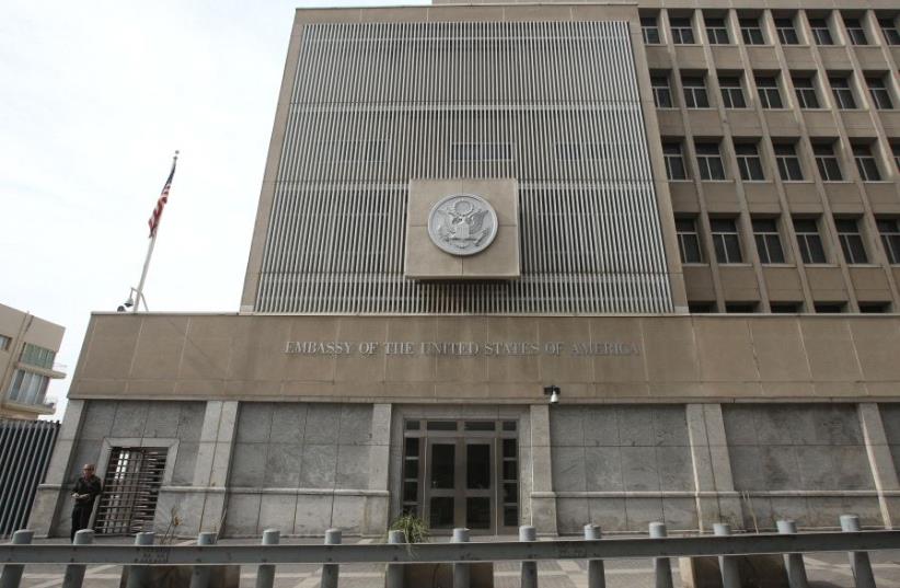 US Embassy in Tel Aviv (photo credit: MARC ISRAEL SELLEM)