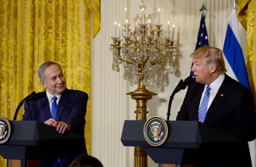 PM Netanyahu and President Trump (photo credit: AVI OHAYON - GPO)