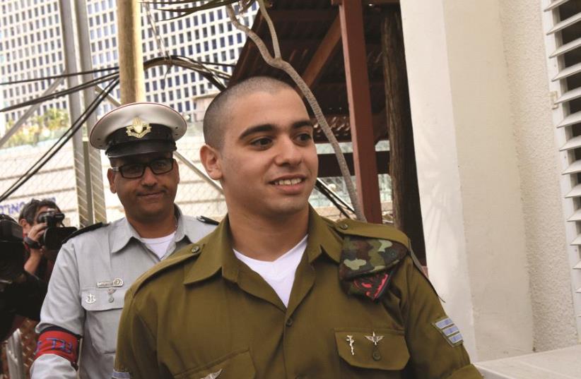 Le soldat Elor Azaria  (photo credit: REUTERS)