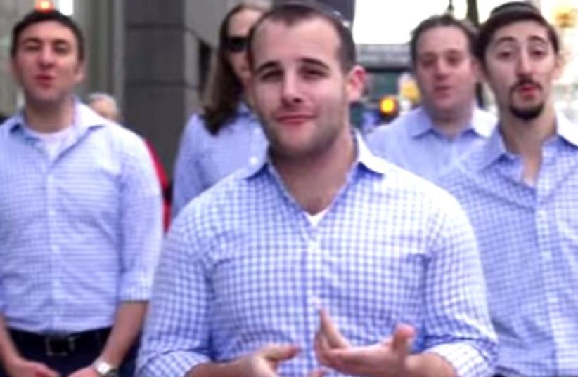 Jewish acapella group Six13  (photo credit: YOUTUBE SCREENSHOT)