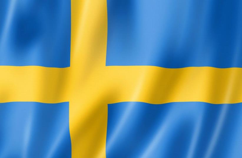 Sweden flag (photo credit: INGIMAGE)