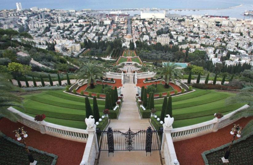 The Baha’i Gardens (photo credit: REUTERS)