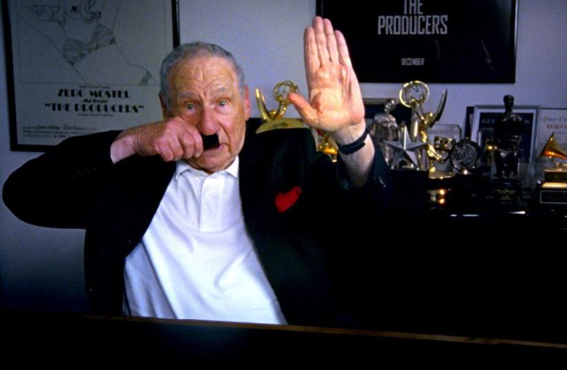 Mel Brooks in The Last Laugh. (photo credit: FERNE PEARLSTEIN)