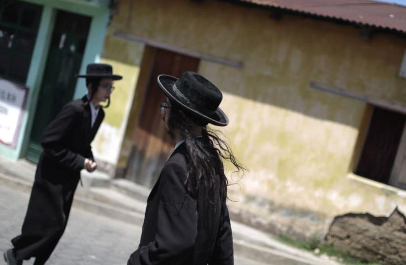 Members of Lev Tahor in Guatemala (photo credit: JORGE LOPEZ)