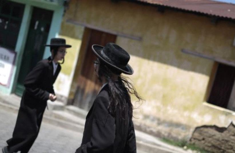 Members of Lev Tahor in Guatemala (photo credit: JORGE LOPEZ)