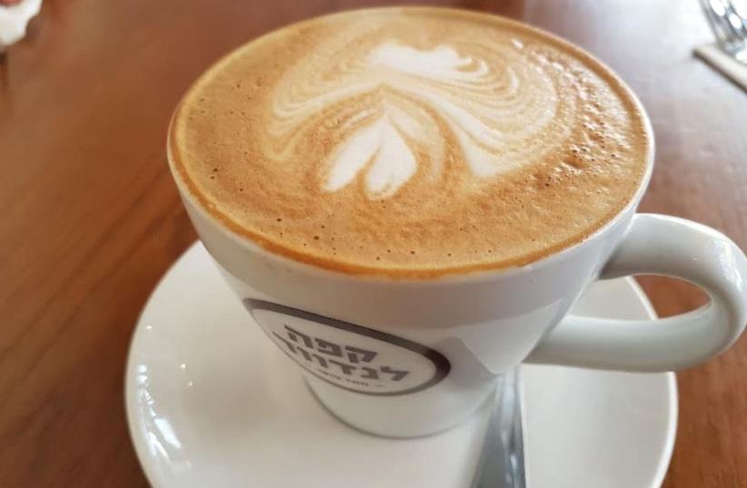 Coffee at Landwer Cafe in Tel Aviv (photo credit: BECKY BROTHMAN)