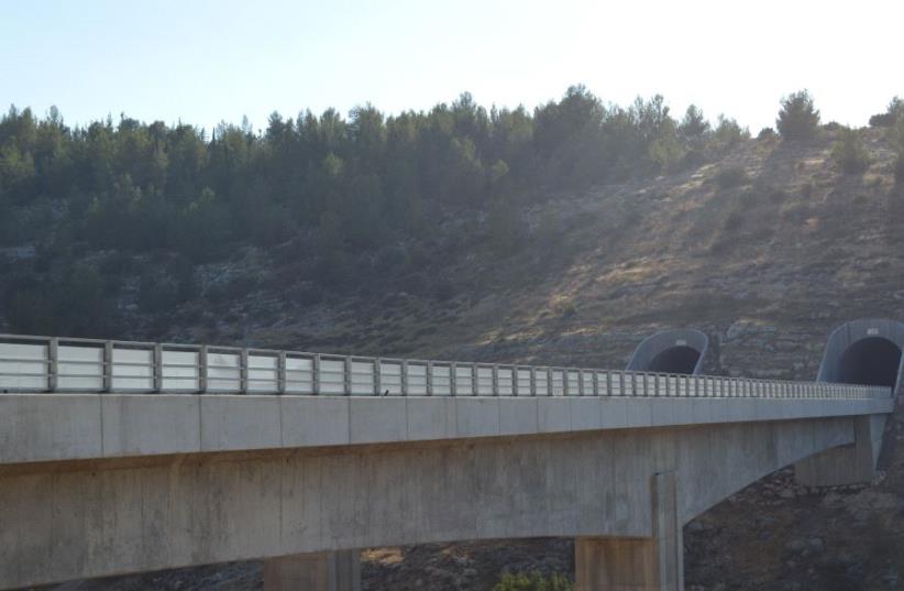 Israel's high-speed trains will race 100 mph along a network of eight bridges and six tunnels that constitute one of the largest infrastructure projects in Israel’s history (photo credit: JAMES S. GALFUND)