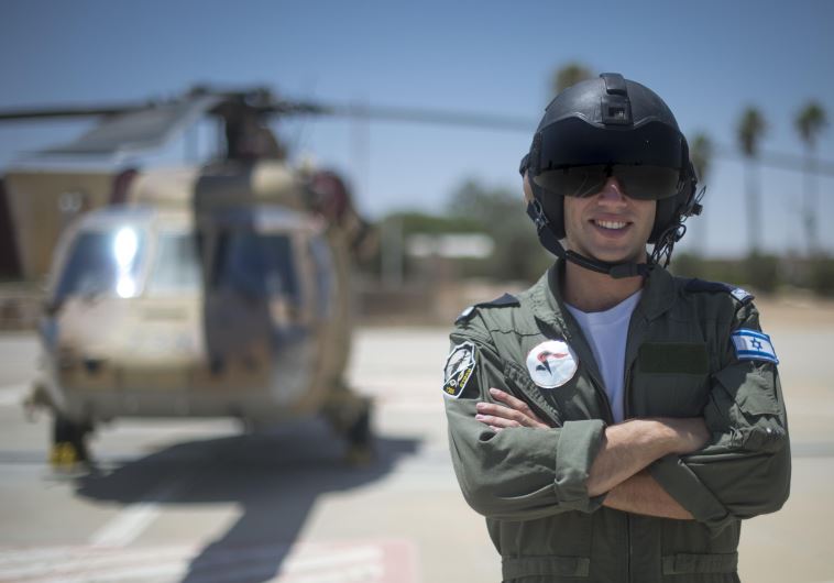 Lt Omer, who will become an IAF Blackhawk helicopter pilot. (photo credit: IDF SPOKESMAN’S UNIT)