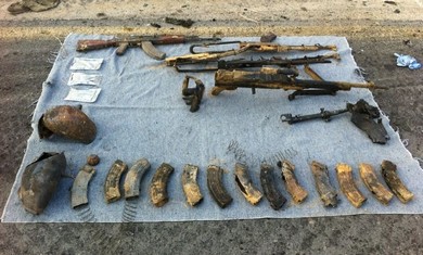 Weapons from Sinai attack.